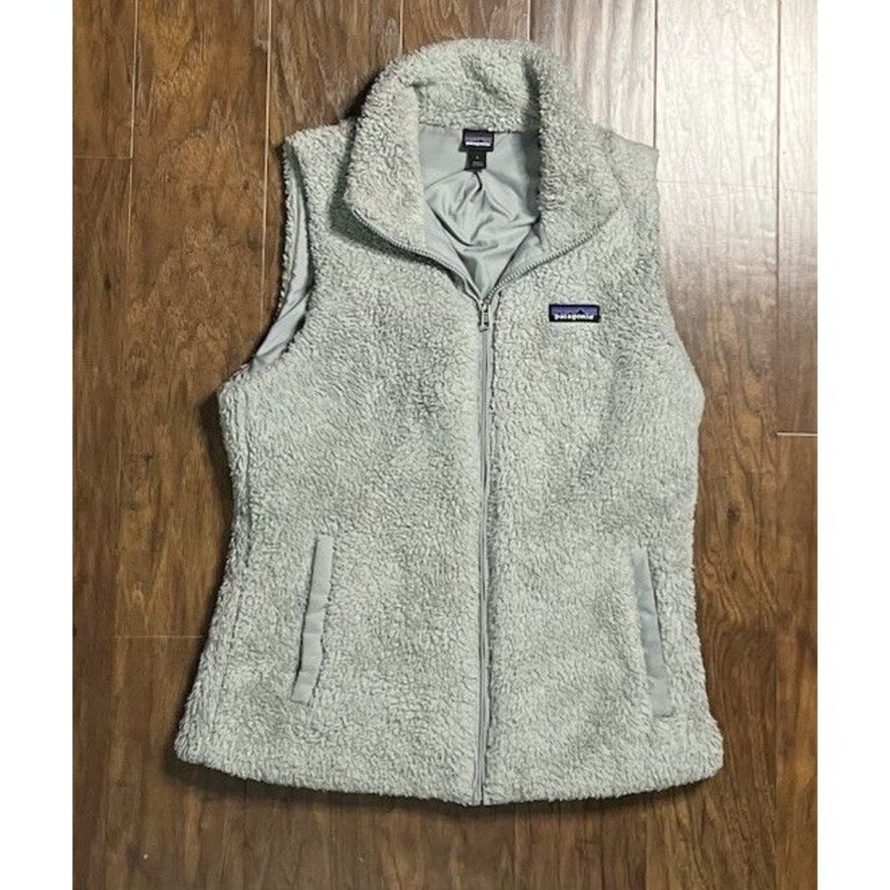 Patagonia Better Sweater Fleece Vest Gray Full Zip Womens L - Picture 2 of 7